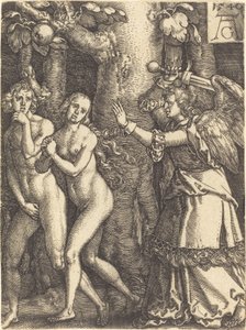 楽園からの追放 作： Heinrich Aldegrever