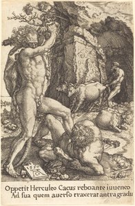 カクスを殺すヘラクレス 作： Heinrich Aldegrever