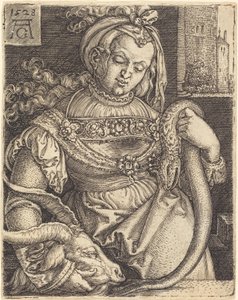 不節制、1528年。 作： Heinrich Aldegrever