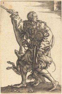 大規模なウェディング ダンサー、1538 年。 作： Heinrich Aldegrever