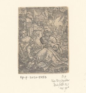 ロトと娘たち 作： Heinrich Aldegrever