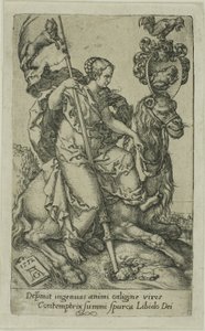 悪徳からの欲望 作： Heinrich Aldegrever
