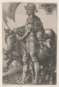 マルス、1533年頃（エングレービング 作： Heinrich Aldegrever
