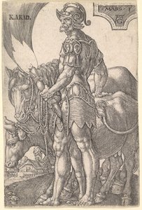 火星、セブンプラネット、1533年。 作： Heinrich Aldegrever