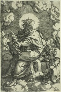 マシュー、4人の伝道者、1539年 作： Heinrich Aldegrever