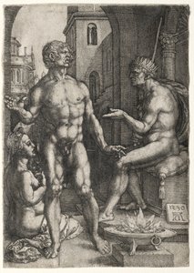 Mucins Saevola、1530。 作： Heinrich Aldegrever