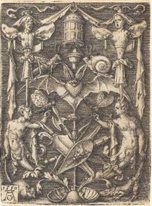 紋章付き飾り 作： Heinrich Aldegrever