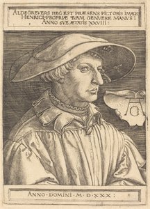 自画像 作： Heinrich Aldegrever