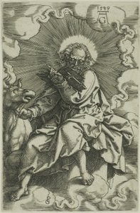 四人の伝道者より聖ルカ 作： Heinrich Aldegrever