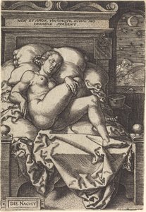 夜 作： Heinrich Aldegrever