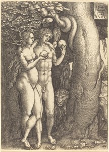 蛇の誘惑 作： Heinrich Aldegrever