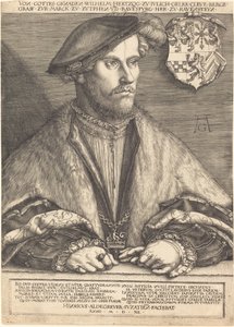ユーリッヒ公ヴィルヘルム 5 世、クレーヴェ、ベルク、1540 年。 作： Heinrich Aldegrever
