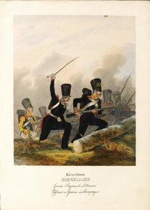 リトアニアのライフガード連隊、1838年頃 作： Heinrich Ambros Eckert
