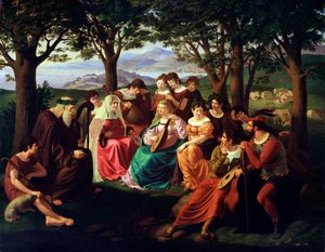 シンガーコンペティション、18世紀後半または19世紀 作： Heinrich Anton Dahling