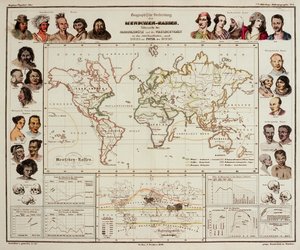 物理アトラス、1848 作： Heinrich Berghaus