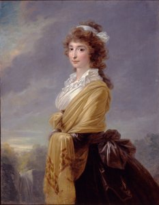エリザベス・フォン・トゥーン-ホーエンシュタイン伯爵夫人の肖像1764-1806、1787