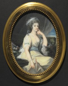 マリア・ウィルヘルミンの肖像、トゥーン・ホーエンシュタイン伯爵、c。 1790年。
