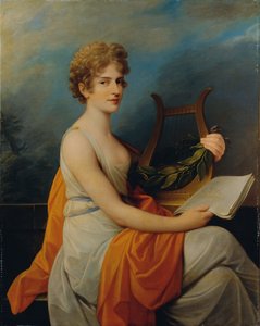 オペラ歌手のテレーゼ・サール (1782 年 - 1855 年) のイヴとしての肖像 (1802 年)。