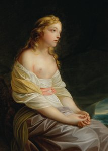牧歌的な Der erste Schiffer のシーン サロモン ゲスナーによる最初の船頭、c. 1800年。
