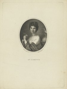 女優フリーデリケ ヴィルヘルミーネ ハートヴィッヒの肖像 1777 年～1849 年、c. 1801年 作： Heinrich Friedrich Thomas Schmidt