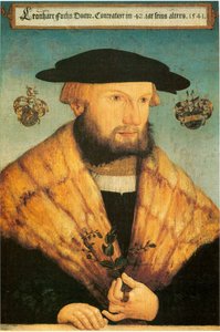 レオンハルト・フックス（1501-1566）の肖像 作： ハインリッヒ・フルマウラー