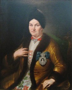 ナタリア・デミャノフナ・ラズモフスカヤ、1746年 作： Heinrich Gottlieb Häuser