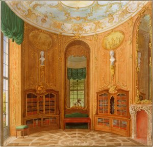 サンスーシー宮殿図書館 作： Heinrich Hintze