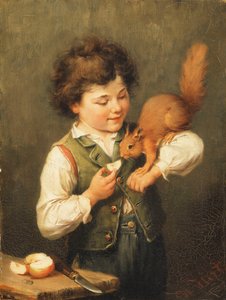 ペットのリス 作： Heinrich Hirt
