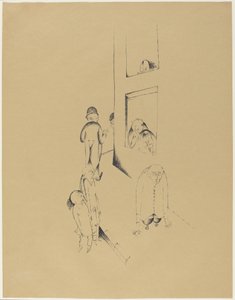絶え間ない痛み 作： Heinrich Hoerle