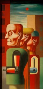 H.ヘール、3人の無効者 作： Heinrich Hoerle
