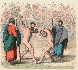 古代ギリシャボクサー 作： Heinrich Leutemann