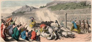 古代ギリシャオリンピック - ヒッポドロームでの四頭立て馬車レース