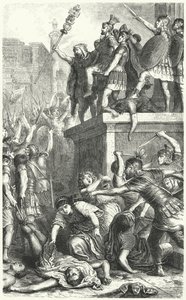 古代ローマの司法官による反乱 作： Heinrich Leutemann