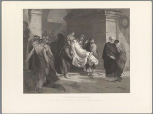 キリスト教徒の殉教者が流される クリストリッシュ・マルティエ 作： Heinrich Nuesser