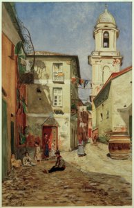 H.Petersen-Flensburg、セストリレバンテの通り 作： Heinrich Petersen Flensburg