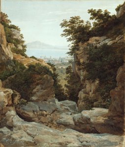 イタリアの風景 作： Heinrich Reinhold