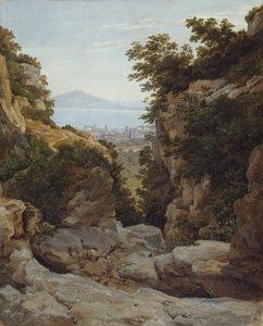 イタリアの風景、182124。 作： Heinrich Reinhold