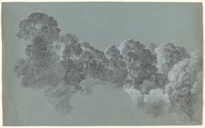 光に打たれた森の梢 作： Heinrich Rieter