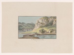 ジュウ湖近くのル ポンの眺め Au Pont prés du Lac de Joux (オブジェクトのタイトル) スイスの景色（シリーズタイトル） Collection de quelques vues dessinées en Suisse d