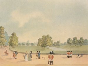 セント ジェームズ パーク、ウェストミンスター、ロンドン、1809 年。 作： Heinrich Schutz
