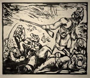 戦争シーン 作： Heinrich Steinhagen
