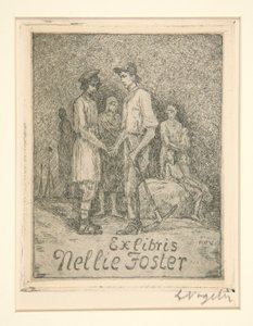ブックプレート 作： Heinrich Vogeler