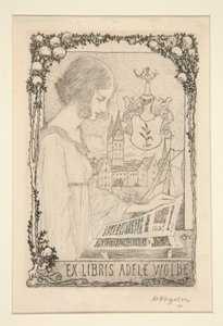 ブックプレート 作： Heinrich Vogeler