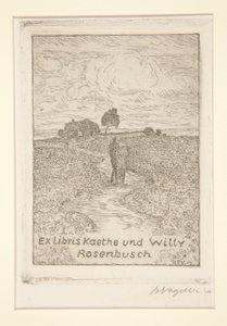 ブックプレート 作： Heinrich Vogeler
