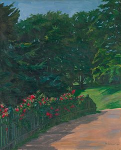 風景、1910 作： Heinrich Wilhelm Truebner