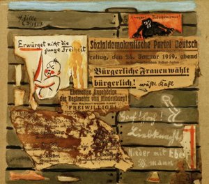 H.ジル、プラカトヴァント1919 -コラージュ 作： Heinrich Zille