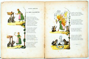 Lhistoire Lamentable de la Boite dallumettes、illustration by the French translation of Hoffmanns Struwwelpeter made by Trim（Louis Gustave Ratisbonne、1827-1900）、c.1850 作： Heinrich Hoffmann