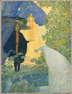 パブ、ハンスクリスチャンアンデルセン作「テイルズの楽園」。 1911 作： Heinrich and Urban Lefler