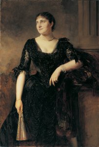 女性の肖像 作： Heinrich von Angeli