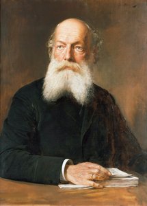 フリードリヒ・アウグスト・ケクレ・フォン・ストラドニッツの肖像、1829-1896、1890。 作： Heinrich von Angeli